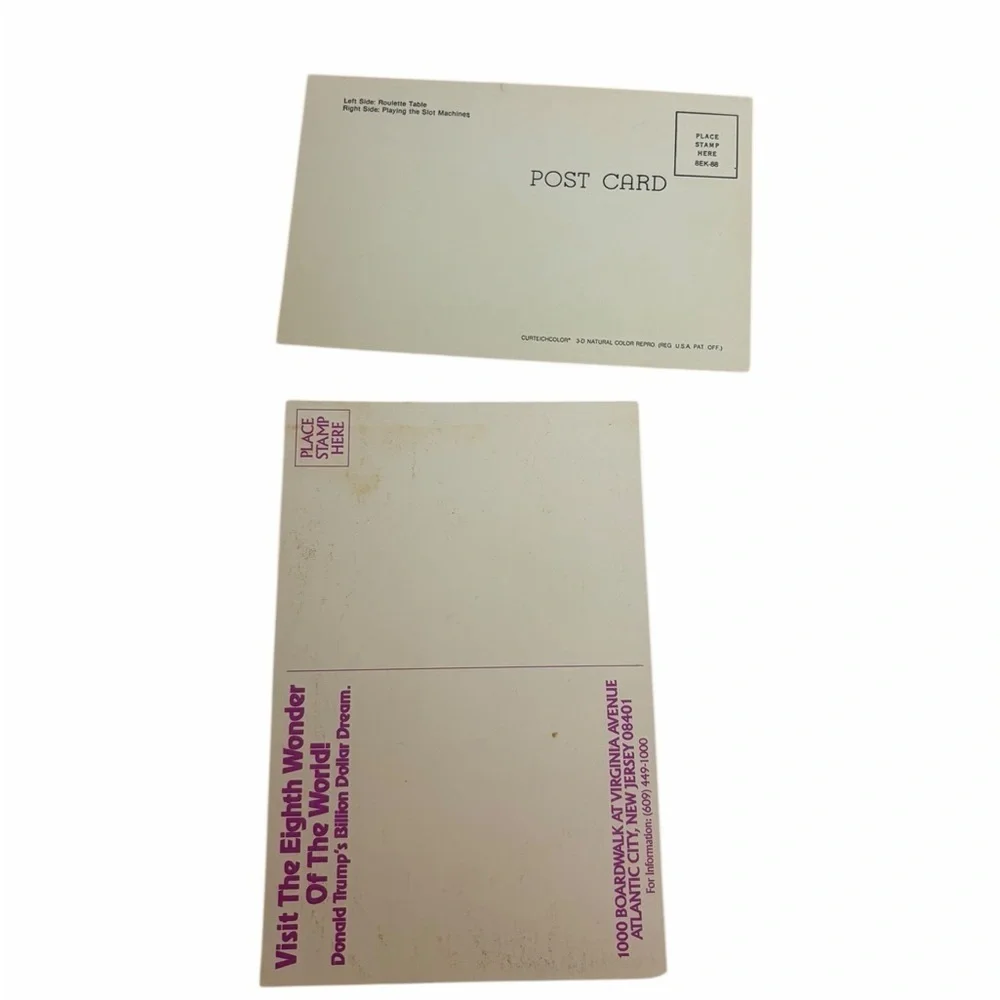 Trump Taj Mahal Postcards